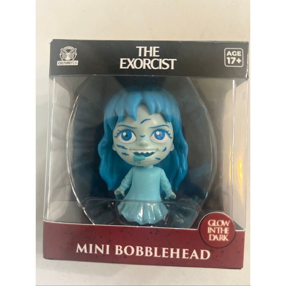 CultureFly “The Exorcist” Regan Horror Glow-in-the-Dark Mini Bobblehead NWOT
